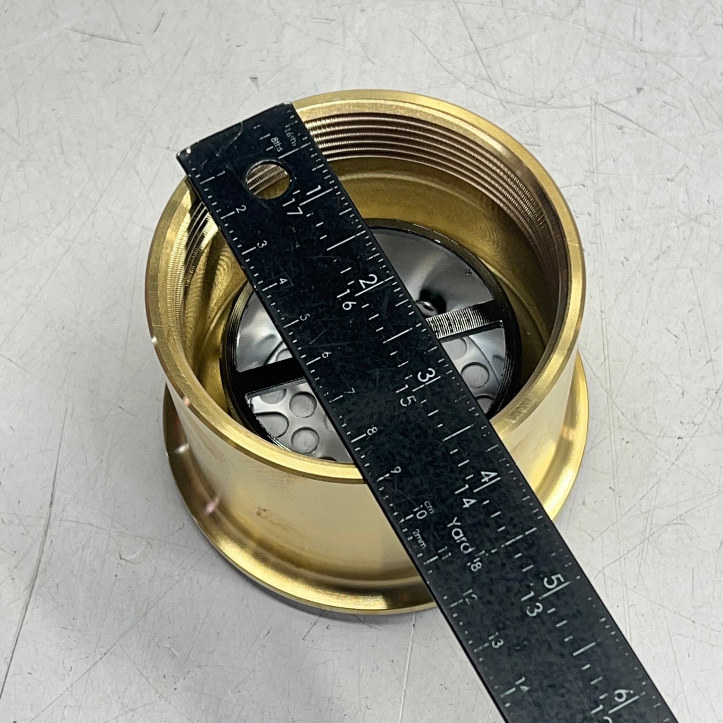 AMERICAN STANDARD Heritage Grid Strainer Drain 3" IPS Connection Chrome