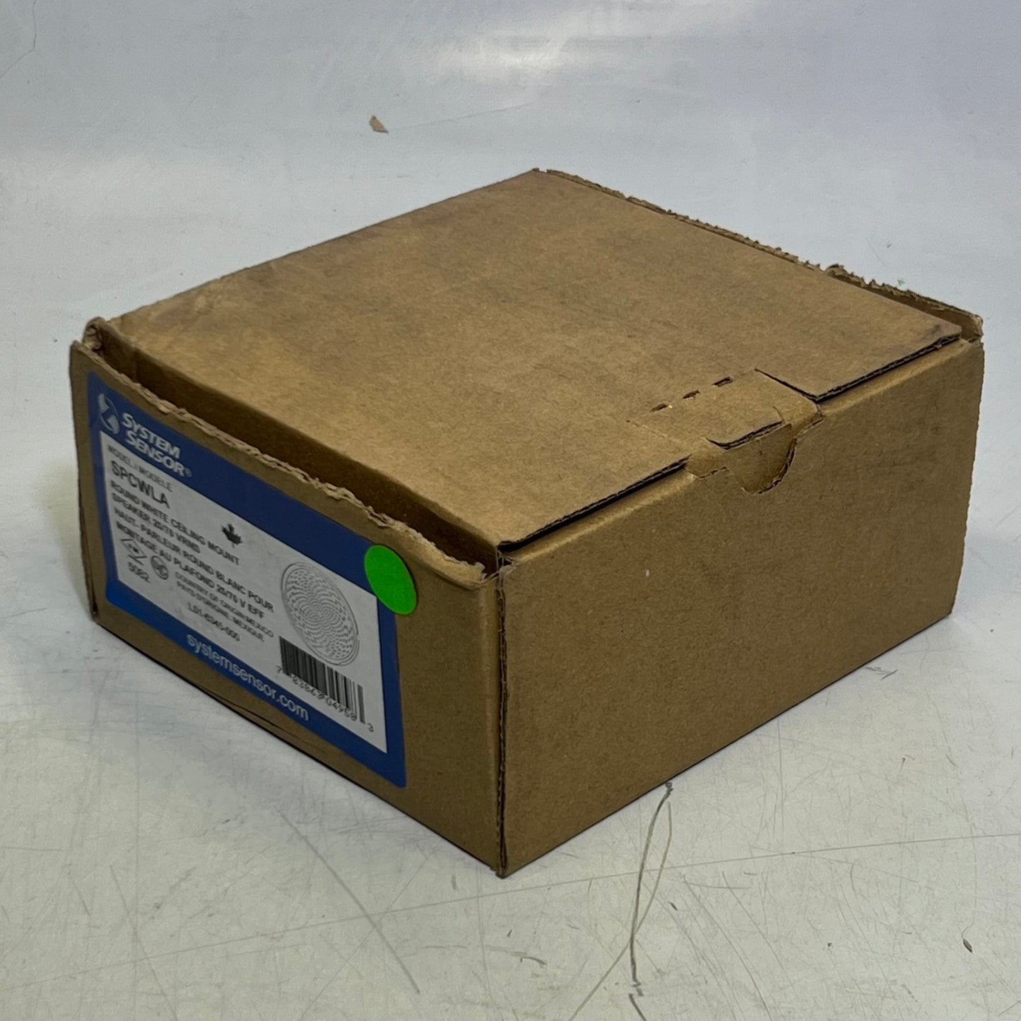 SYSTEM SENSOR Round White Ceiling Mount Speaker 25/70 V SPCWLA for Fire Alarms