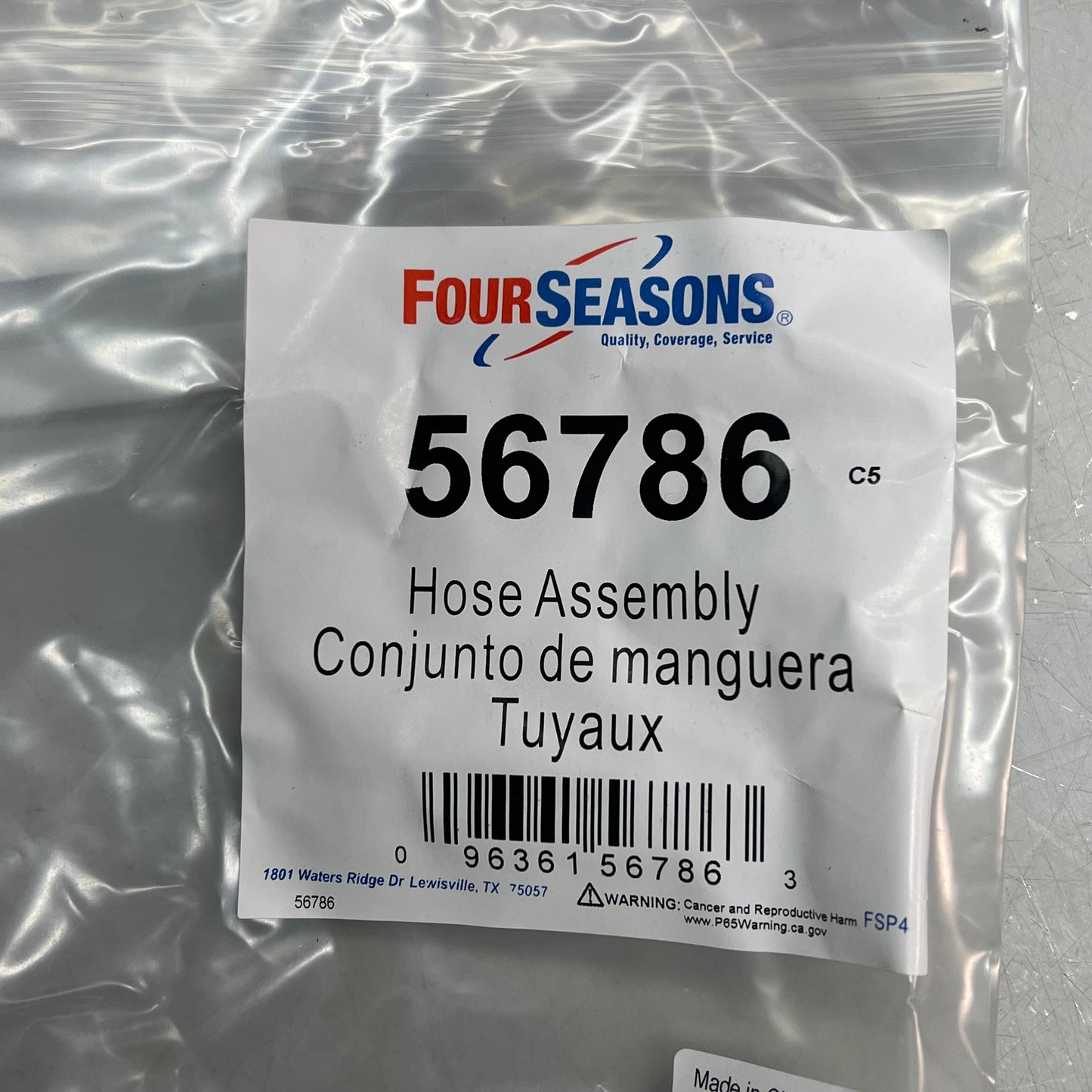 FOUR SEASONS Discharge Line Hose Assembly For Acura & Honda Models 56786