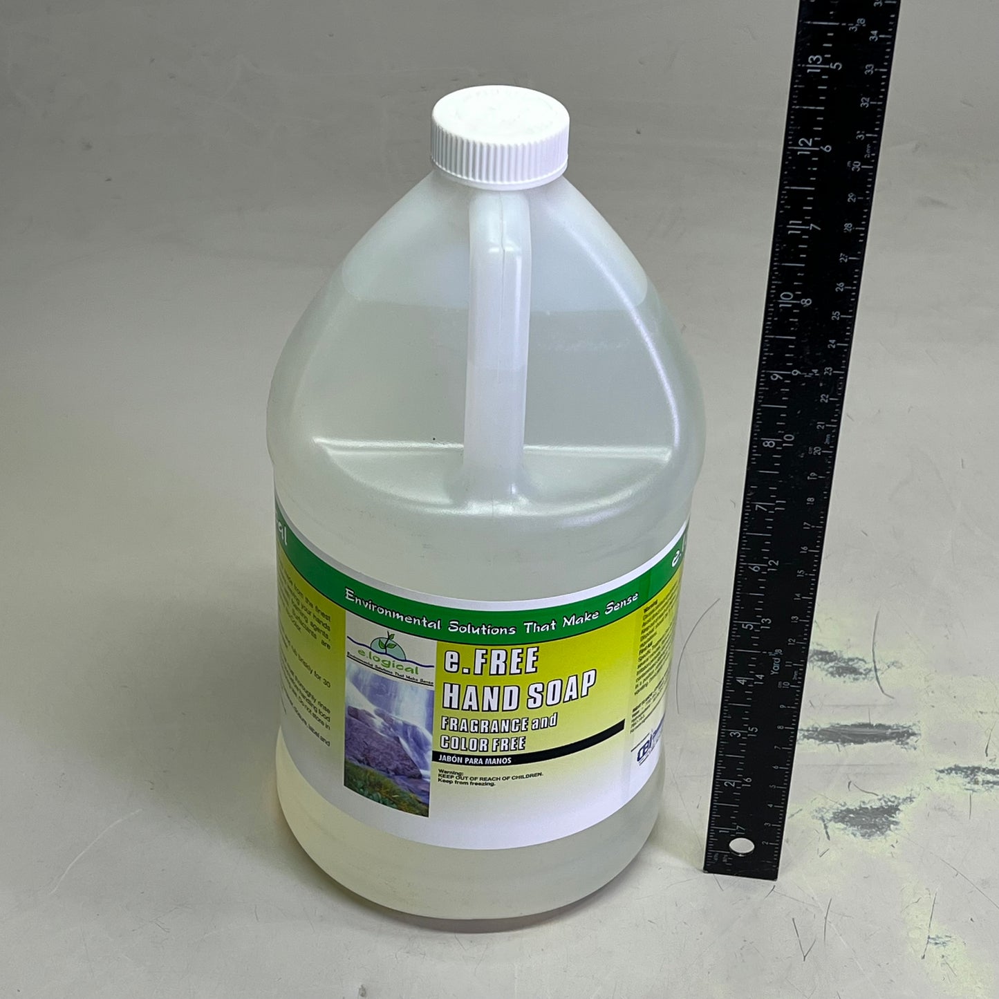 E. LOGICAL E.Free Moisturize Mild Liquid Foaming Hand Soap 1 Gal Clear NYC072-04