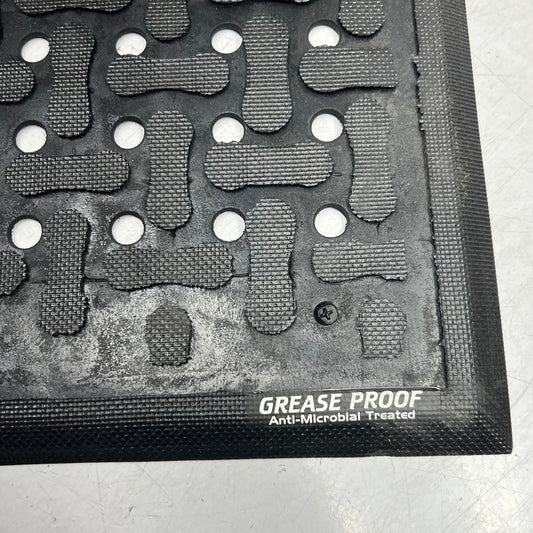 COMFORTFLOW Grease Proof Mat Sz 33.5"L x 22.5"W, Black