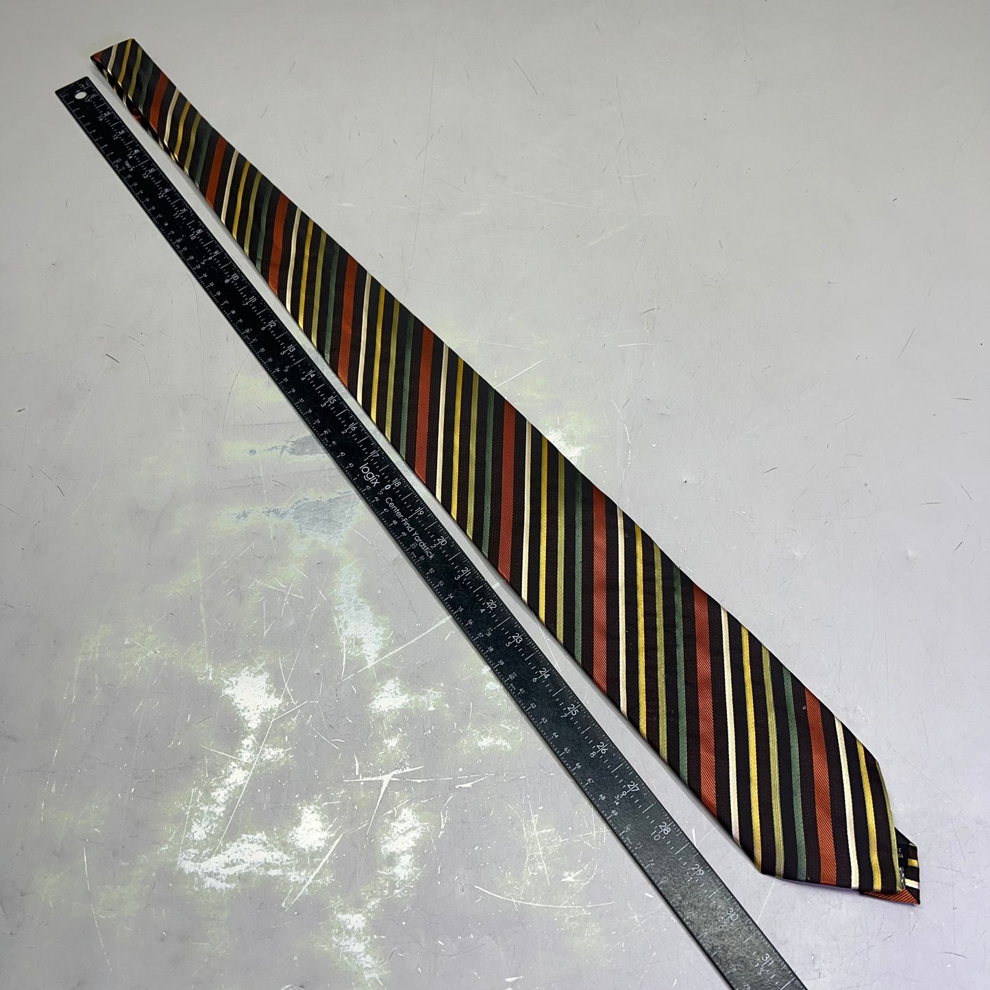 ALEXANDER JULIAN COLOURS 100% Polyester Stripe Design 60" Brown/Multicolor