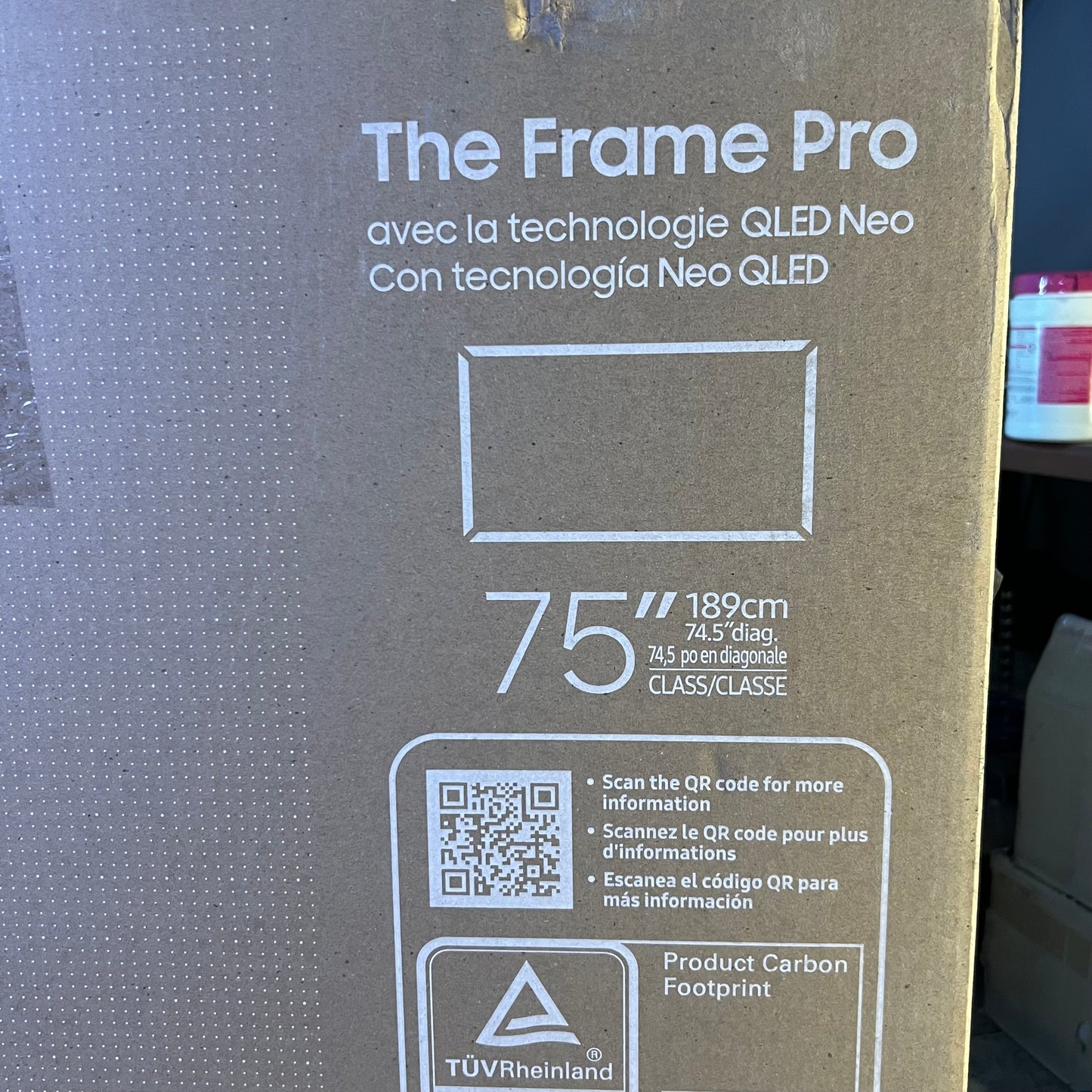 SAMSUNG 75" The Frame Pro 4K Neo QLED TV QN75LS03FWF (2025)