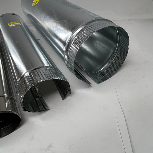 DURVENT Fasnseal Single Wall Special Gas Vent Pipe Ss 4"Dia x 36" FSVL3604