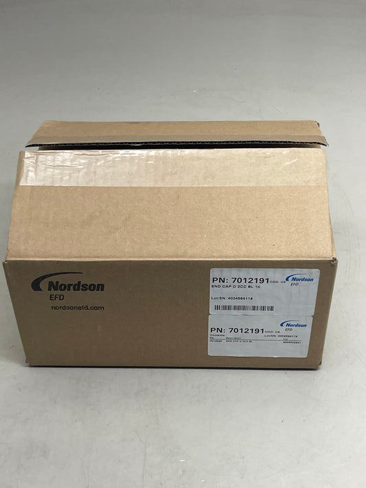 NORDSON Snap-Tight End Cap 3cc 4 bags of 250 Blue 7012191
