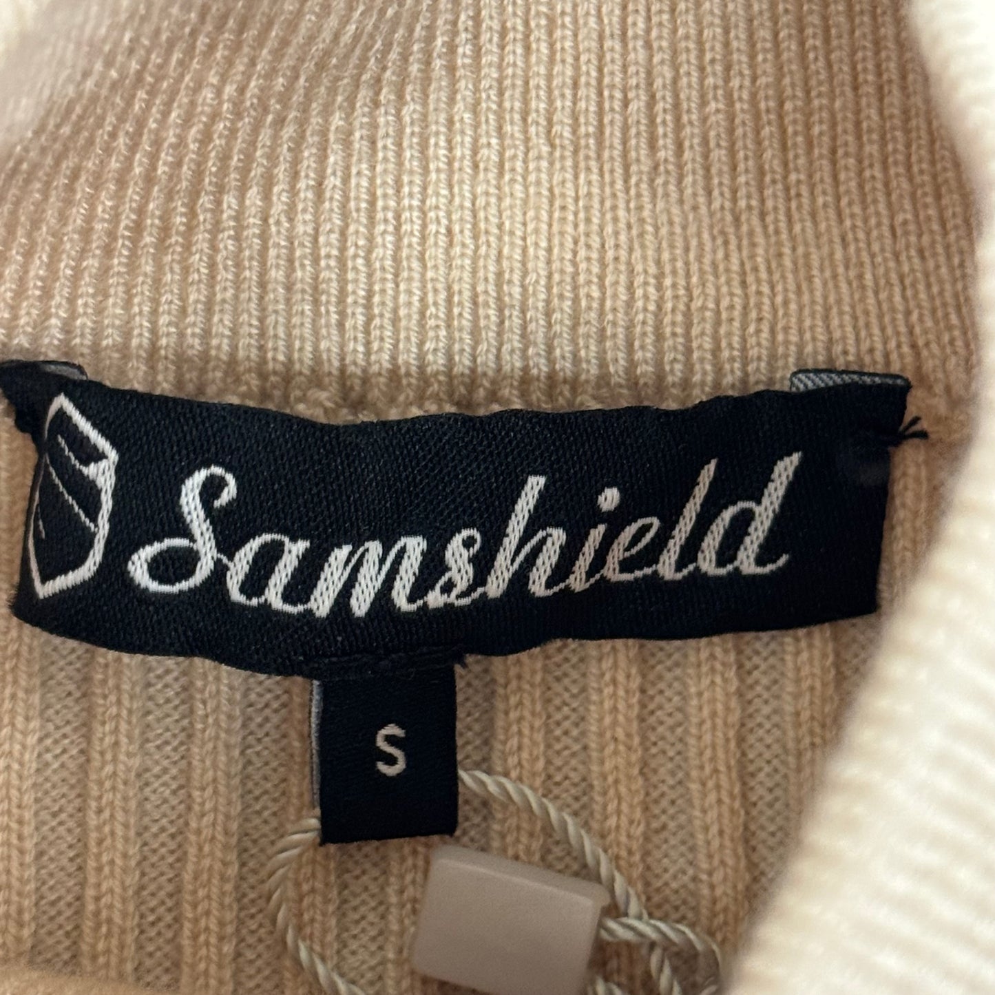 SAMSHIELD Lidia Equestrian Turtle Neck Sweter Women’s Sz S Cellulose