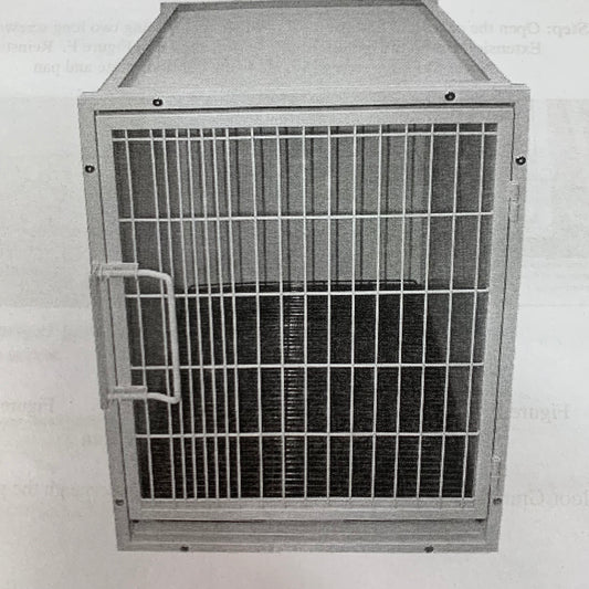 PAW BROTHERS Medium White Modular Cage Without Pans & Grates 21.75" x 29.5" PBP89421