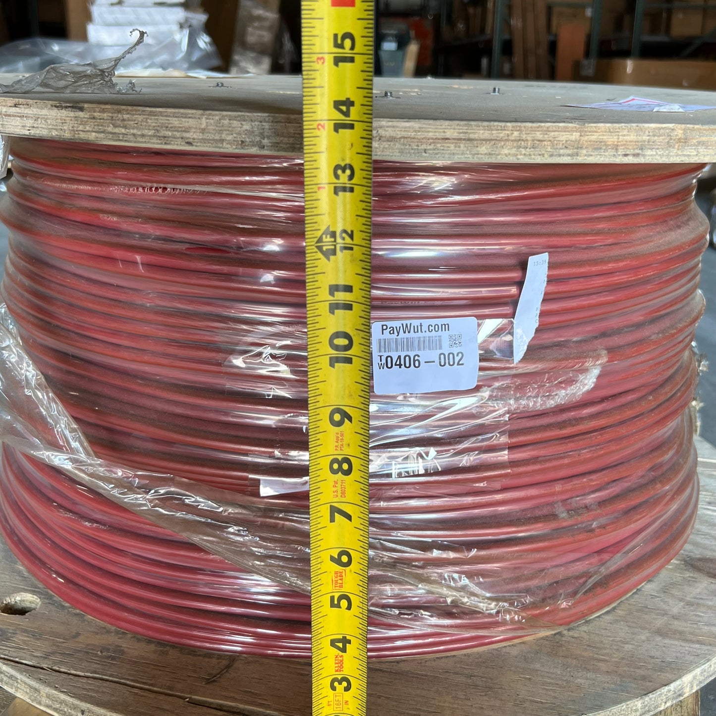 General Cable 2C XLLG CV8 Red Power Cable – 2500 Ft Spool, 15293281 New