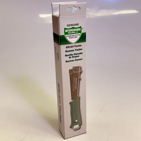 INTERCHANGE BRANDS Hammer Tacker ICB-A11 168 Staples Capacity Green 64210