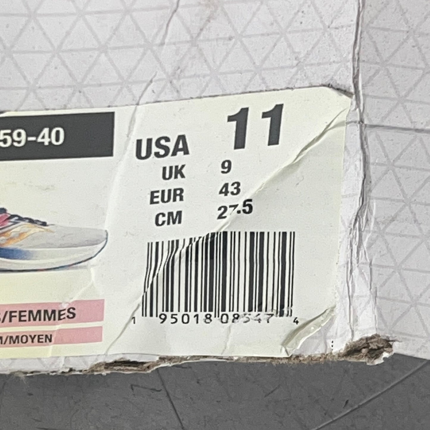SAUCONY Triumph 20 Prospect Glass Women's Sz 11 Multicolor S10759-40
