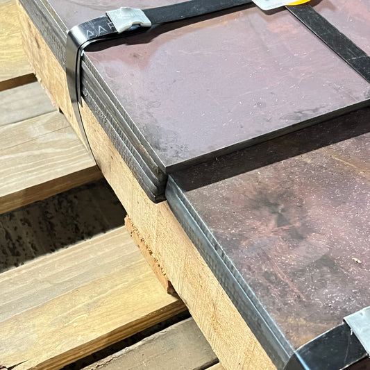 ZA@ Pallet of MIXED Pallet of Alloy Steel Sheet Plates Dark Grey 4140 (AS-IS)