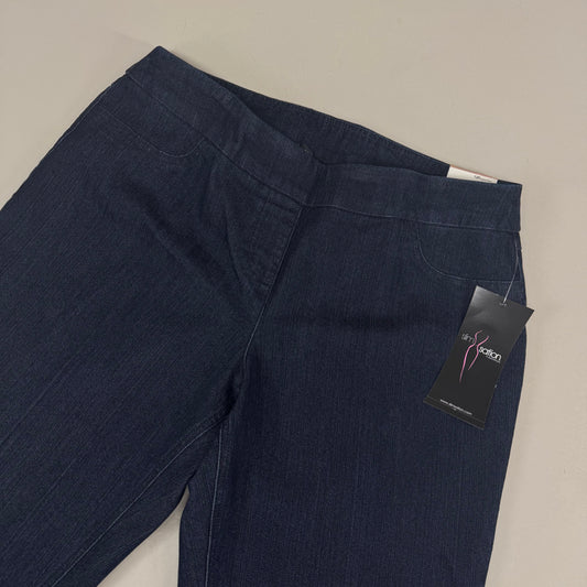 MULTIPLES Ankle Pants Petite Women's Sz 12P Denim M2523P