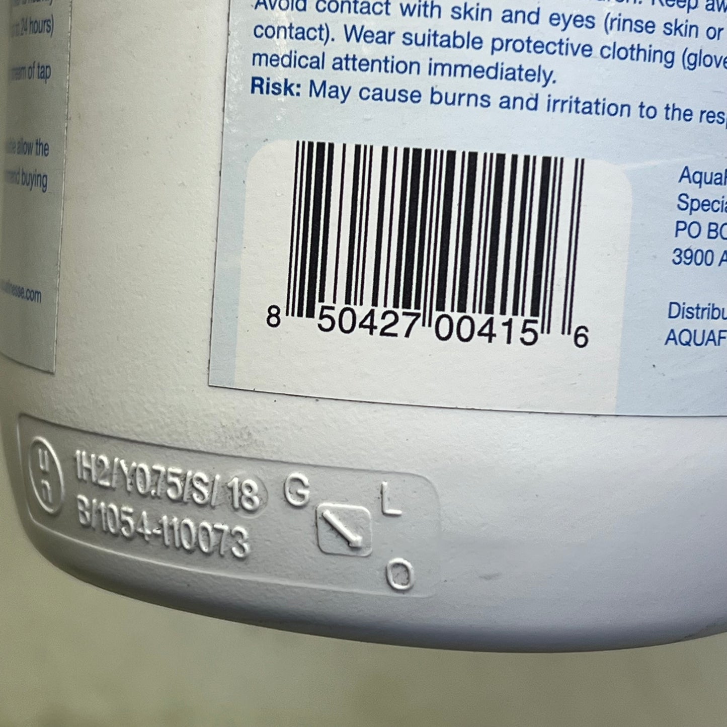 AQUA FINESSE Hot Tub & Spa Filter Cleaner Fizz Tablets 10 Tabs White AQF956316