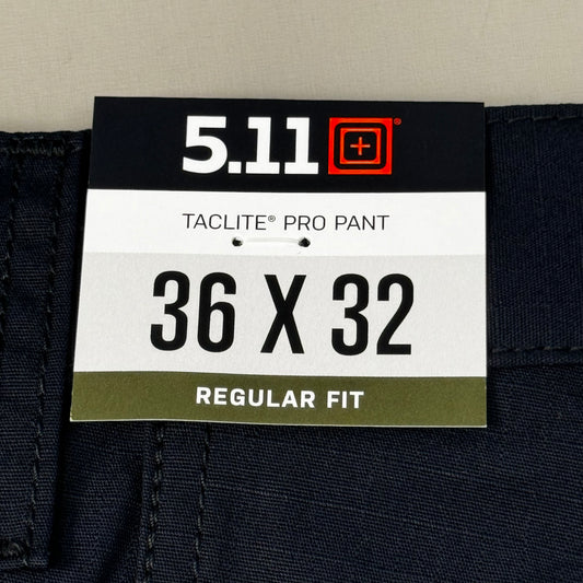 5.11 TACTICAL Men's Tactlite Pro Ripstop Pant Sz- 36"W x 32"I Dark navy 74273