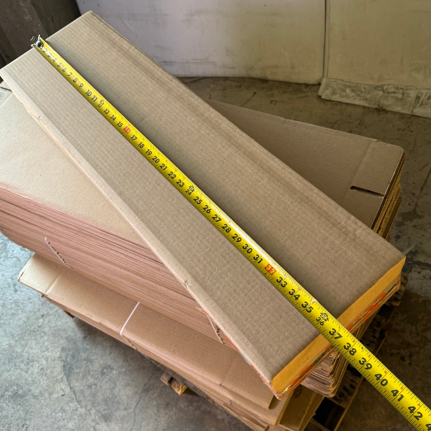 ZA@ Pallet of Flat Corrugated Cardboard Boxes Heavy Duty Shipping Packing