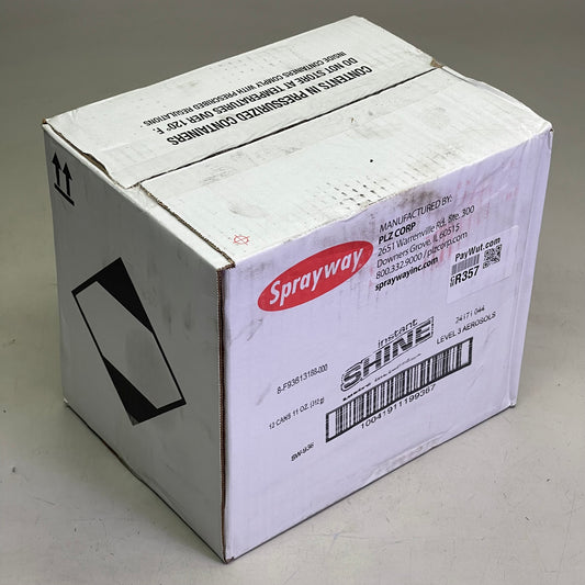 Z@ SPRAYWAY (12 PACK) Multi-Purpose Instant Shine 11 oz Can SW-936 New, Box Condition Varies