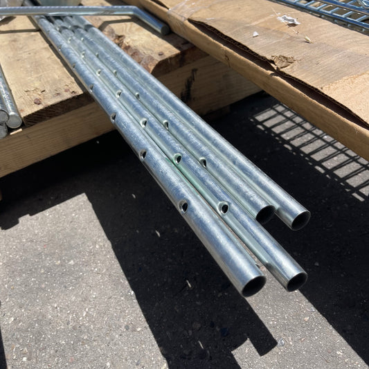 ZA@ Pallet of MIXED Box Wire Shelving, Threaded Rods, Pin for Caterpillar, & More! (AS-IS)