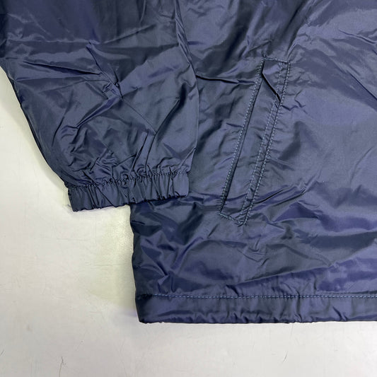 DICKIES Snap Front Nylon Jacket Water Resistant Men's Sz L Dark Navy 76242DN