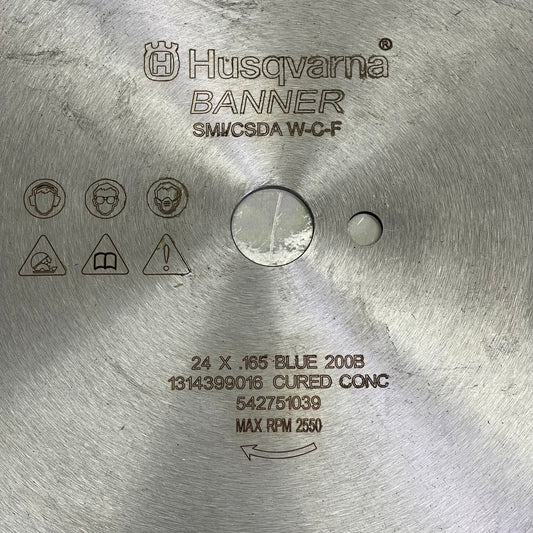 HUSQVARNA General Purpose Diamond Blade 24.5" Dia 542751039