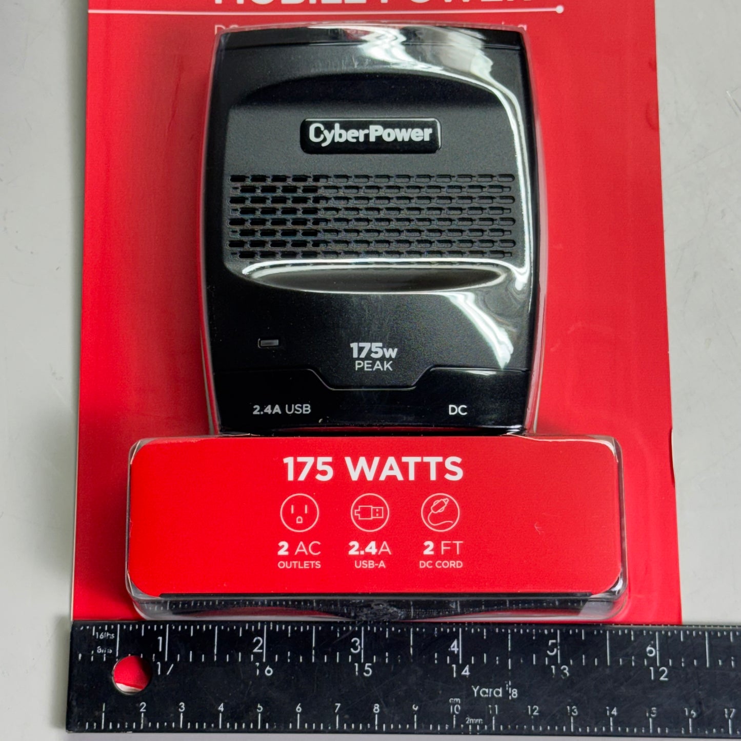 CYBERPOWER Powertrip 175W Mobile Power Inverter CPS175PSU