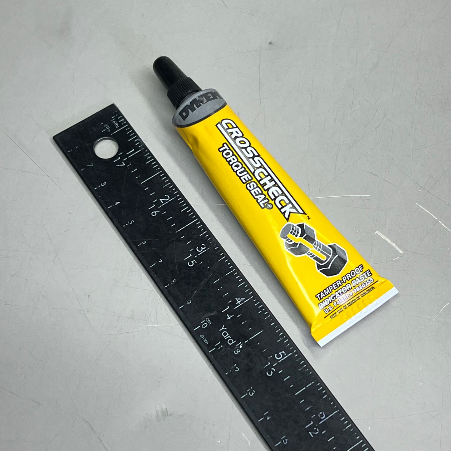ZA@ DYKEM (3 PACK) Cross Check Torque Seal Tamper Proof 1 Oz Yellow 83317 B