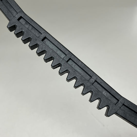 BRUNSWICK Toothed Rack Front (Setting Table) 18"×1.25"×0.5" Black 47051565002