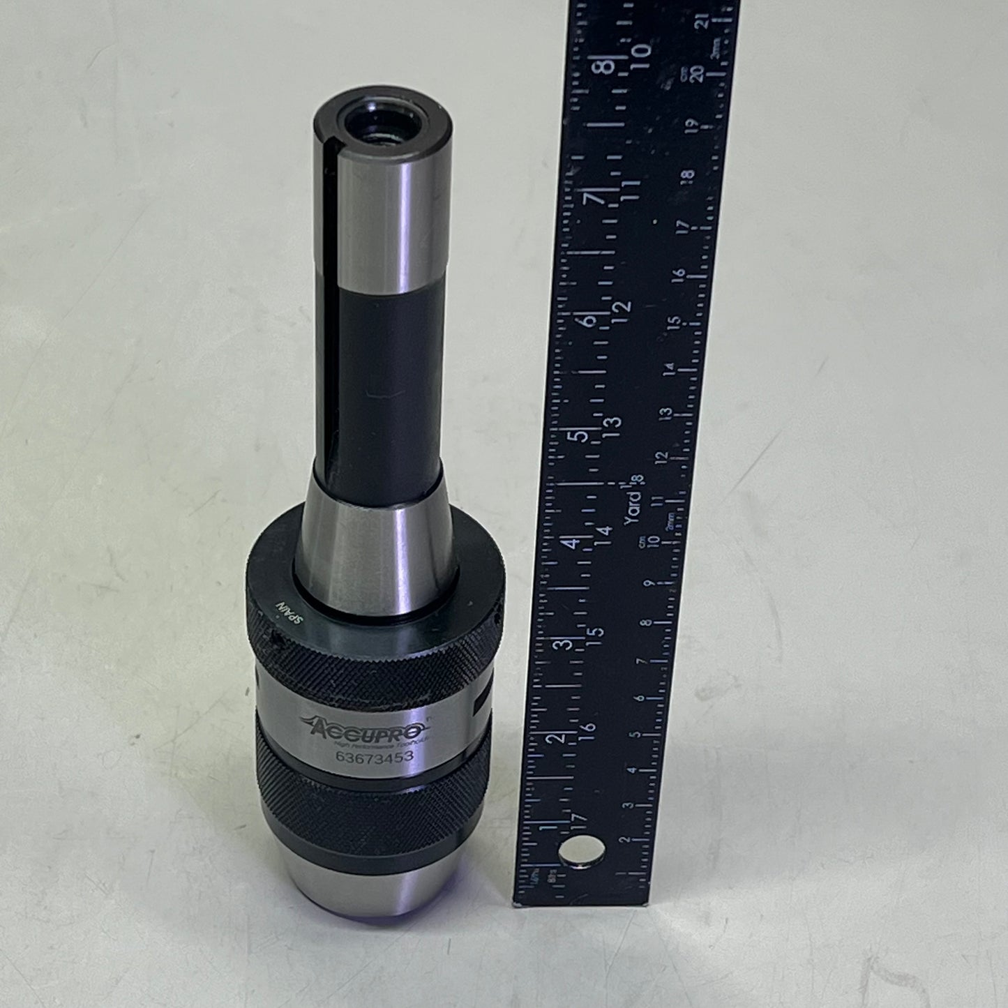 ACCUPRO Drill Chuck Integral Taper Shank Mount Keyless 1/32 To 1/2" 63673453