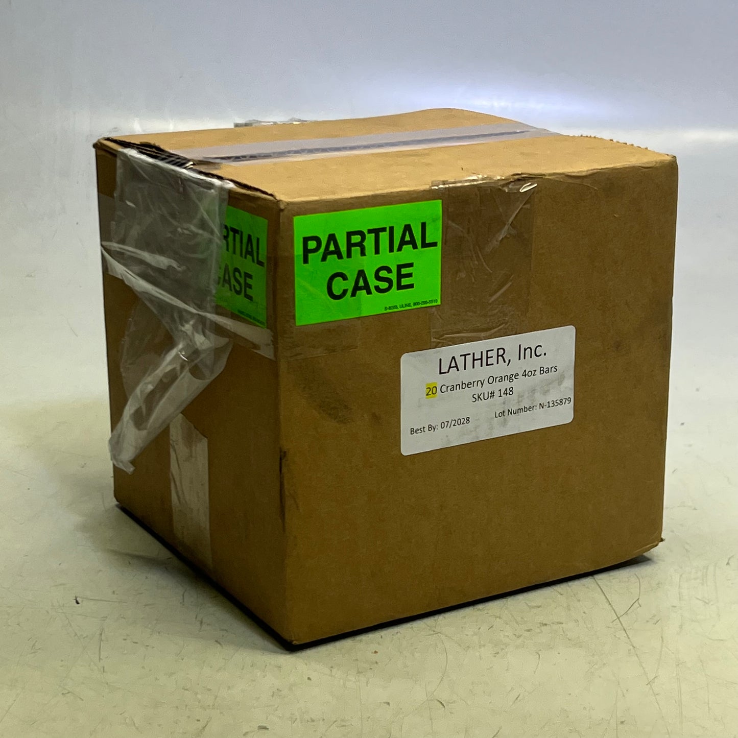 ZA@ LATHER (20 PACK) Cranberry Orange 4 oz Bars