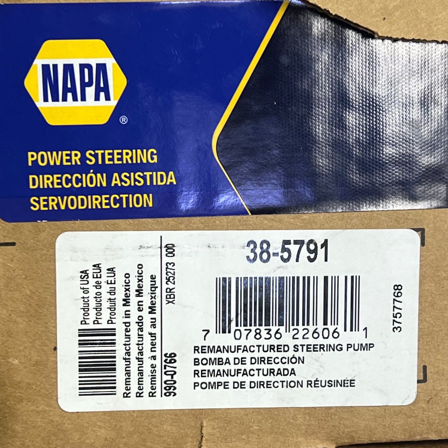 NAPA Remanufactured Power Steering Pump for Subaru Vehicles 385791