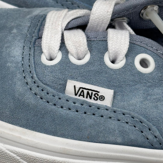 VANS Authentic Suede Casual Shoes Heiq Eco Dry Women's 5.5 Men's 4.0 Ashley Blue