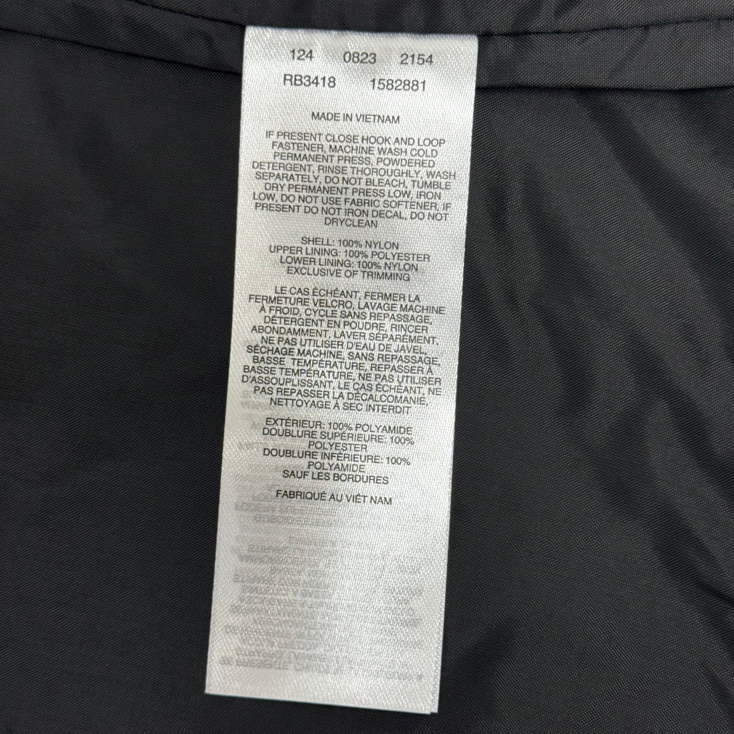 COLUMBIA Rain-Zilla Fleece Lined ZipUp Jacket Unisex Youth Sz L Black RB3418-015