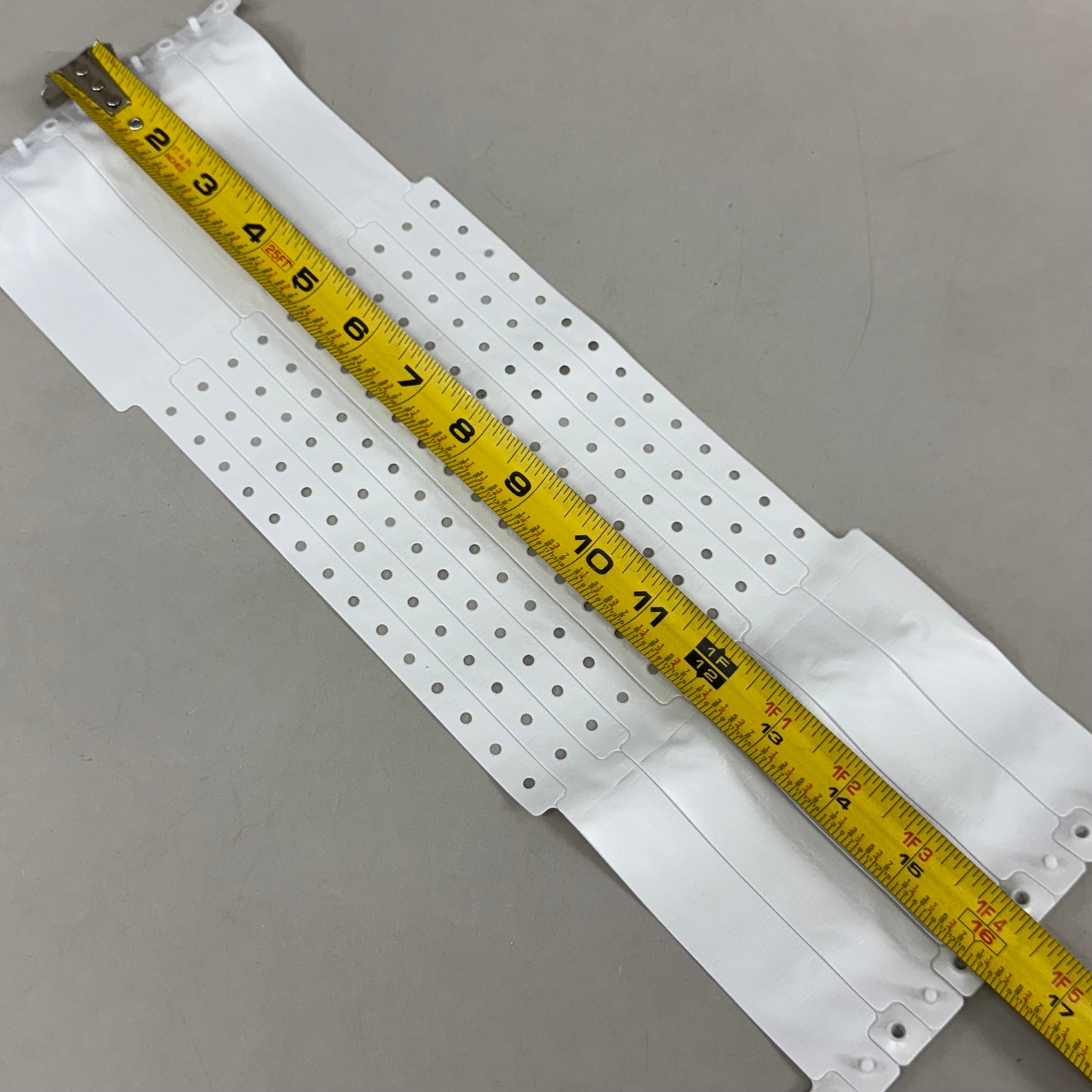 PDC (250 PC) Secureline Bar Code I.D. Insert Wrist Band Bracelets White 940-11-PDJ