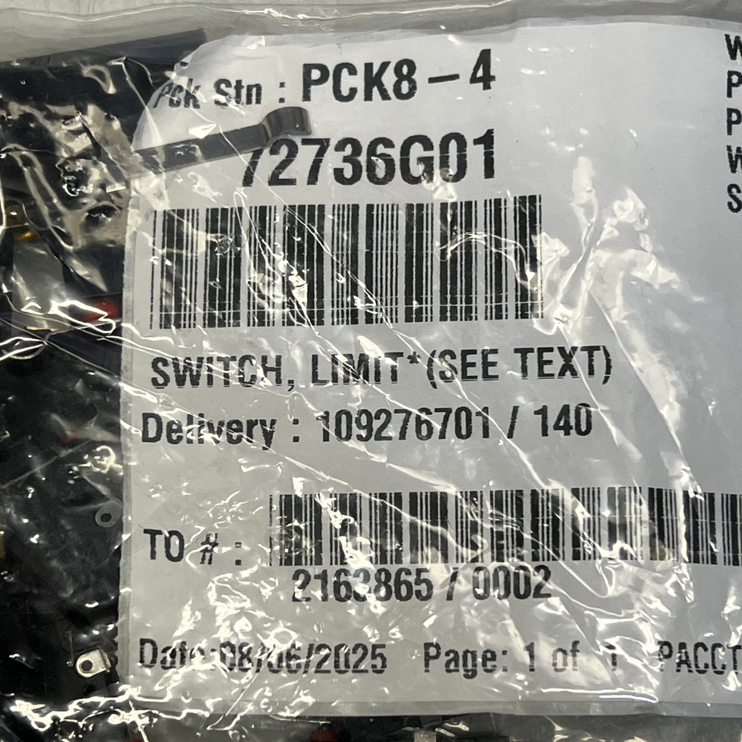 EZGO Limit Switch Genuine OEM Fits Gas & Electric Black 72736G01