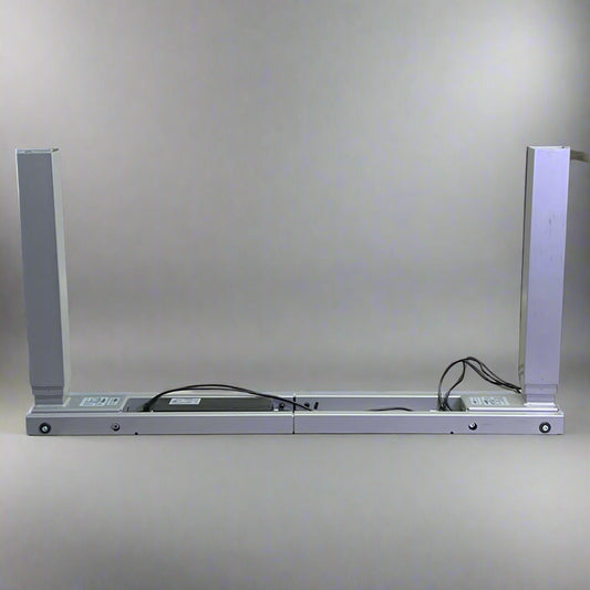 SITONIT SEATING Switchback Base V3 24" Top 2 Leg 3 Stage, Silver 80-011731-01