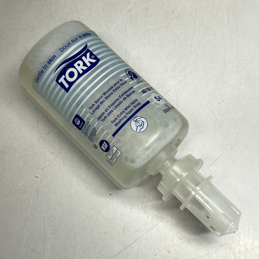 TORK (6 PACK) Extra Mild Hand Washing Foam Soap for S4 1L Clear 401811 BB 09/28
