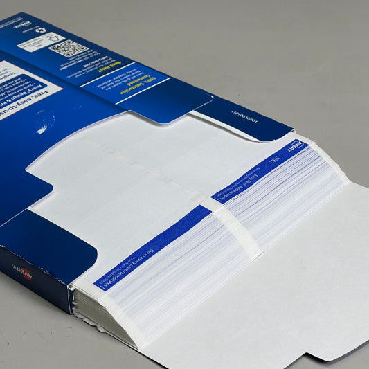 AVERY Easy Peel Sure Feed Address Labels 14 Sheet 1-1/3"x 4" Adhesive White 5162