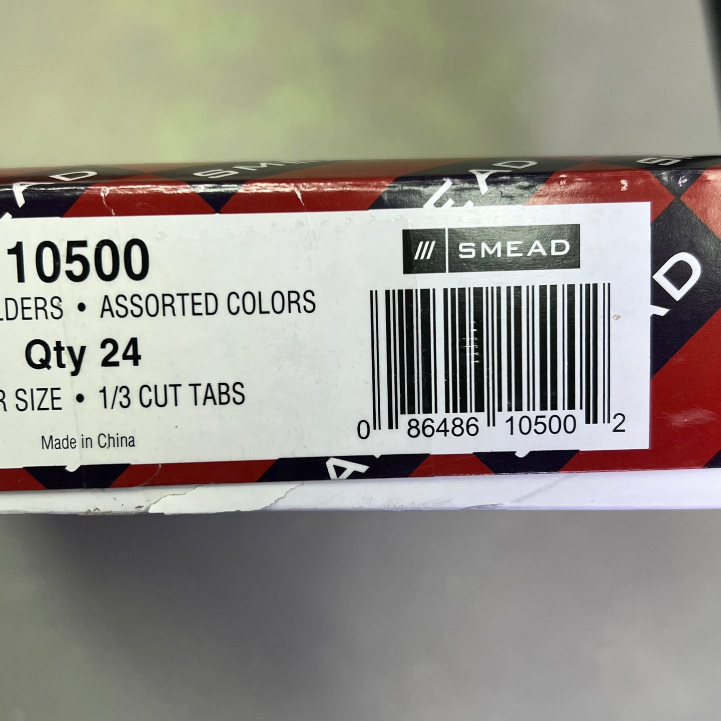 SMEAD (24 PACK) Poly File Folders 9-1/2" x 11-1/2" Assorted Colors 10500