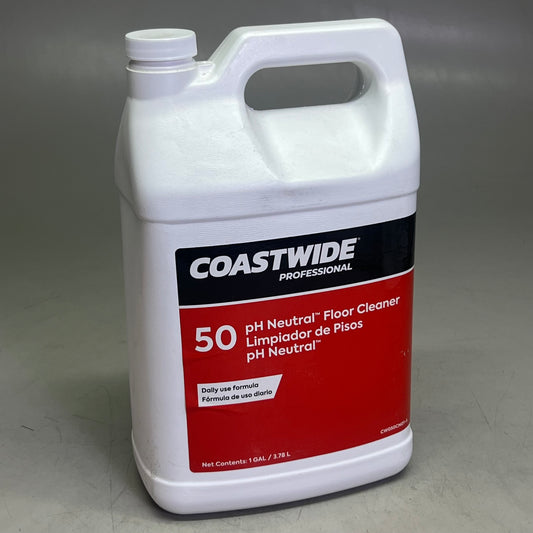COASTWIDE (4 PACK, 1 GALLON EACH) Floor Cleaner pH Neutral, Red & White 919529