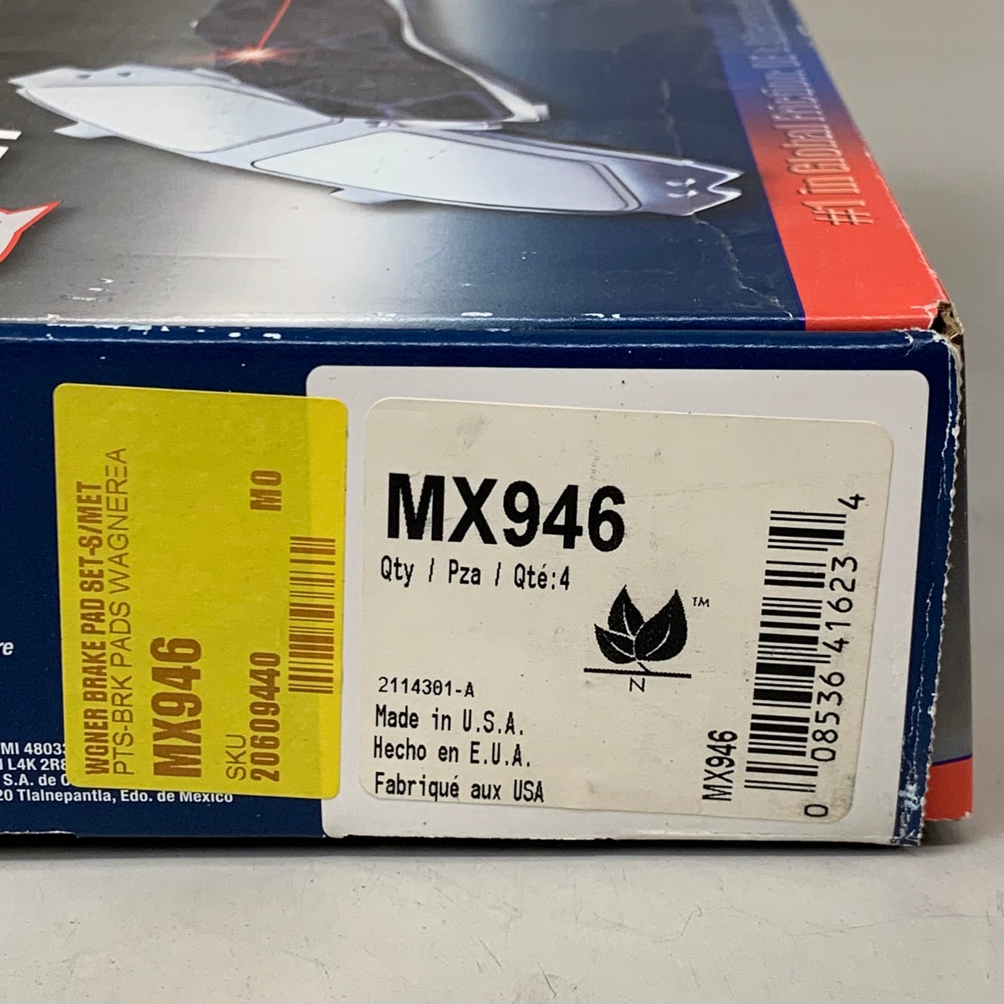 WAGNER ThermoQuiet Front Semi-Metallic Brake Pads For BMW MX946