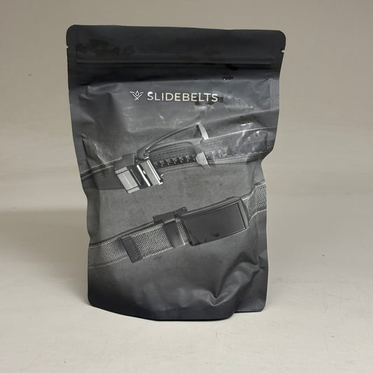 SLIDEBELTS Grey Canvas Belt Strap (Without Buckle)