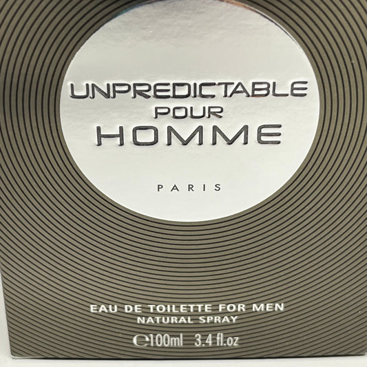 ZA@ GLENN PERRI Unpredictable Pour Homme For Men 3.4 oz / 100ml (New) C