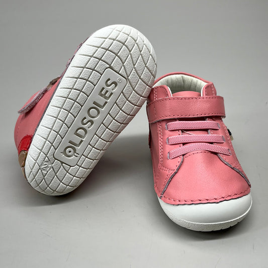 OLD SOLES Baby Rainbow Champster Leather Shoe Sz 20 US 4 Rossini/Red/Copper/Cream #4091