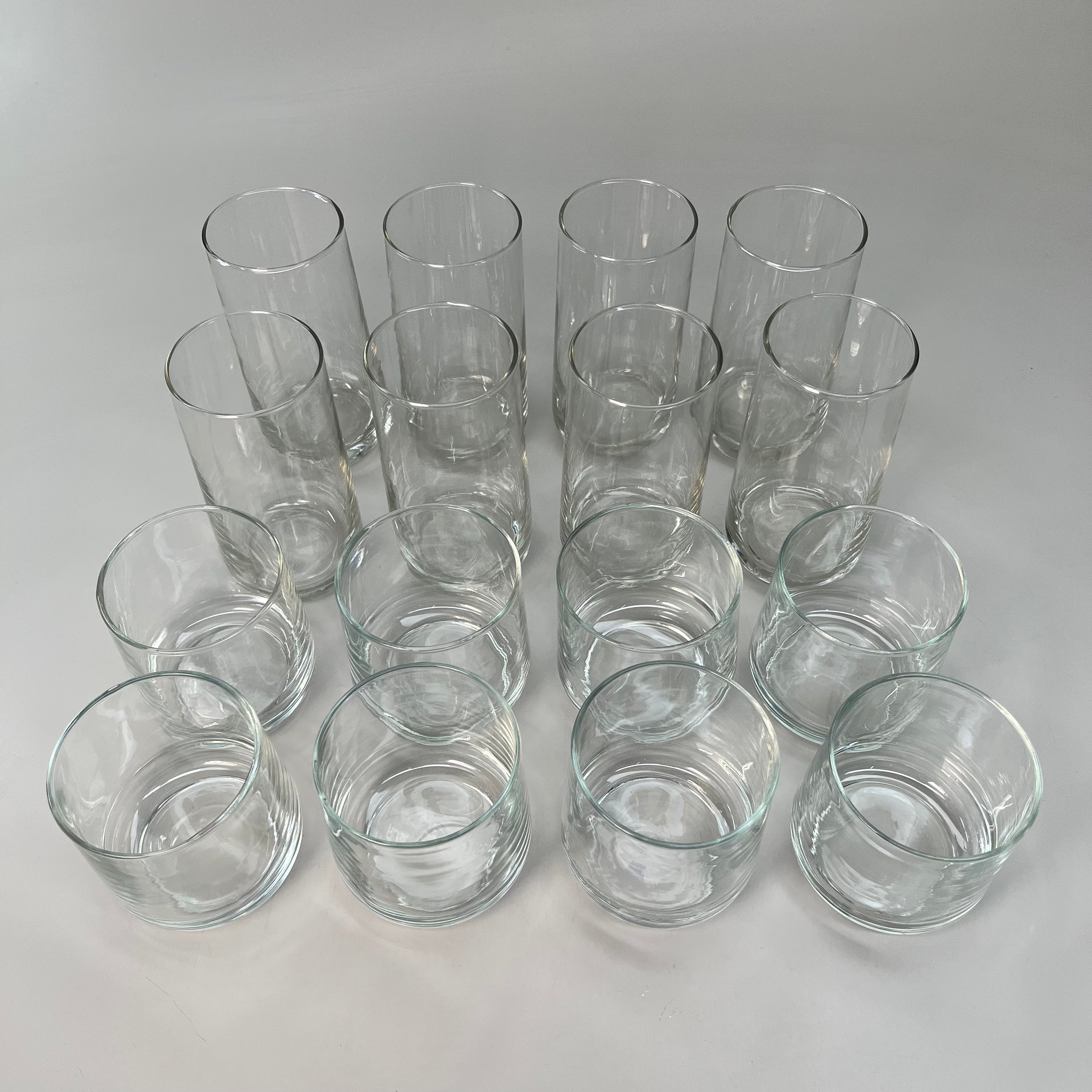 Better Homes & Gardens Josie Mixed Size Drinking Glasses, 16 Piece  Glassware Set