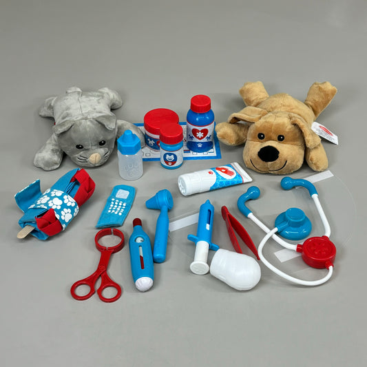 MELISSA & DOUG Pet Vet Play Set Veterinarian Role Playing Accessories 24 PCS 8520