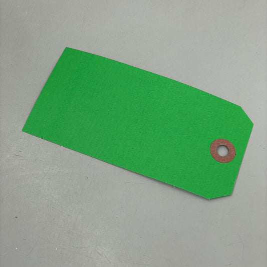 1,000 Shipping Hang Tags Dark Green 13 Pt. Cardstock 4 3/4" x 2 3/8" 513DKG