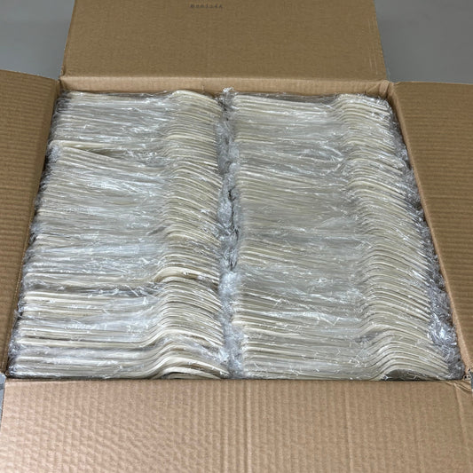 ZA@ THE SAFTEY ZONE (1000 PACK) Heavy Weight Polypropylene Individually Wrapped Forks Almond CPPHWFKIWA1 As-is Damaged Box B