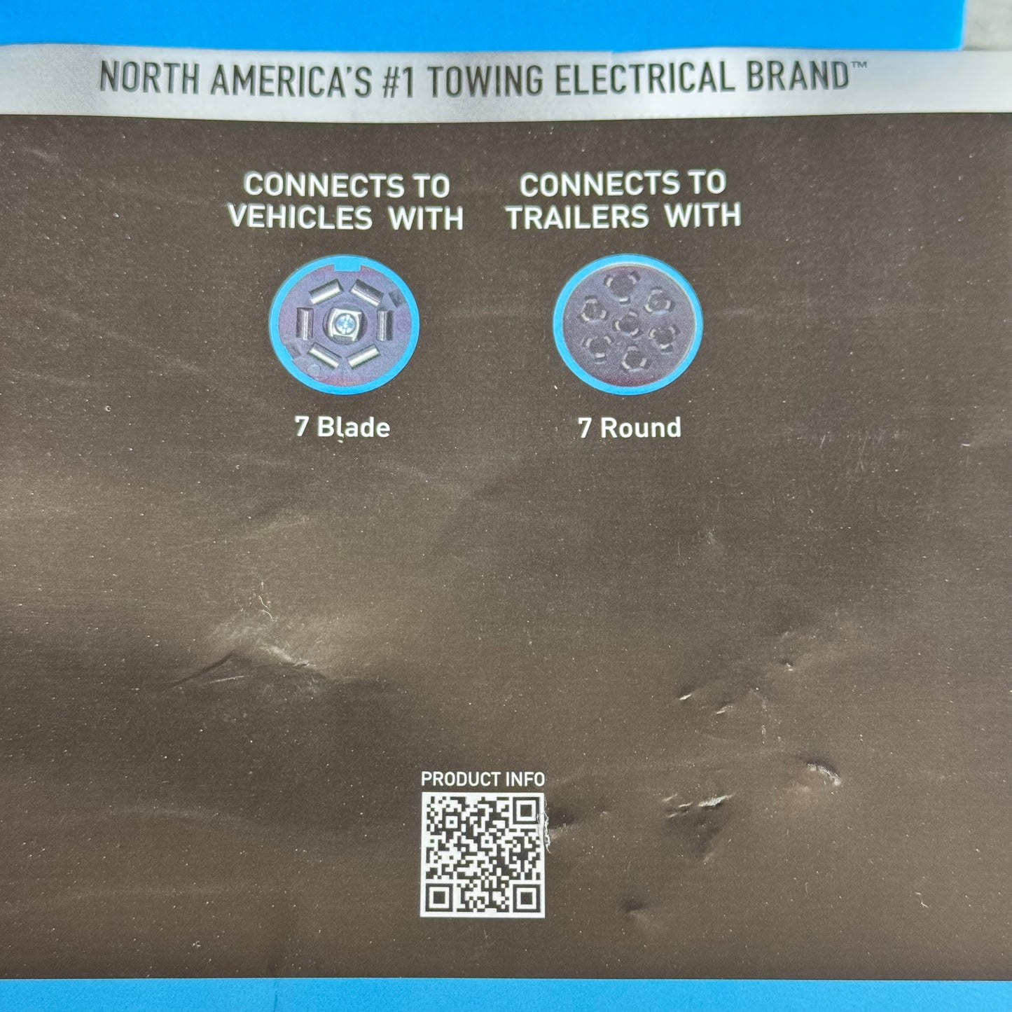 HOPKINS TOWING SOLUTIONS 7 Blade To 7 Round Vehicle To Trailer Adapter 47595