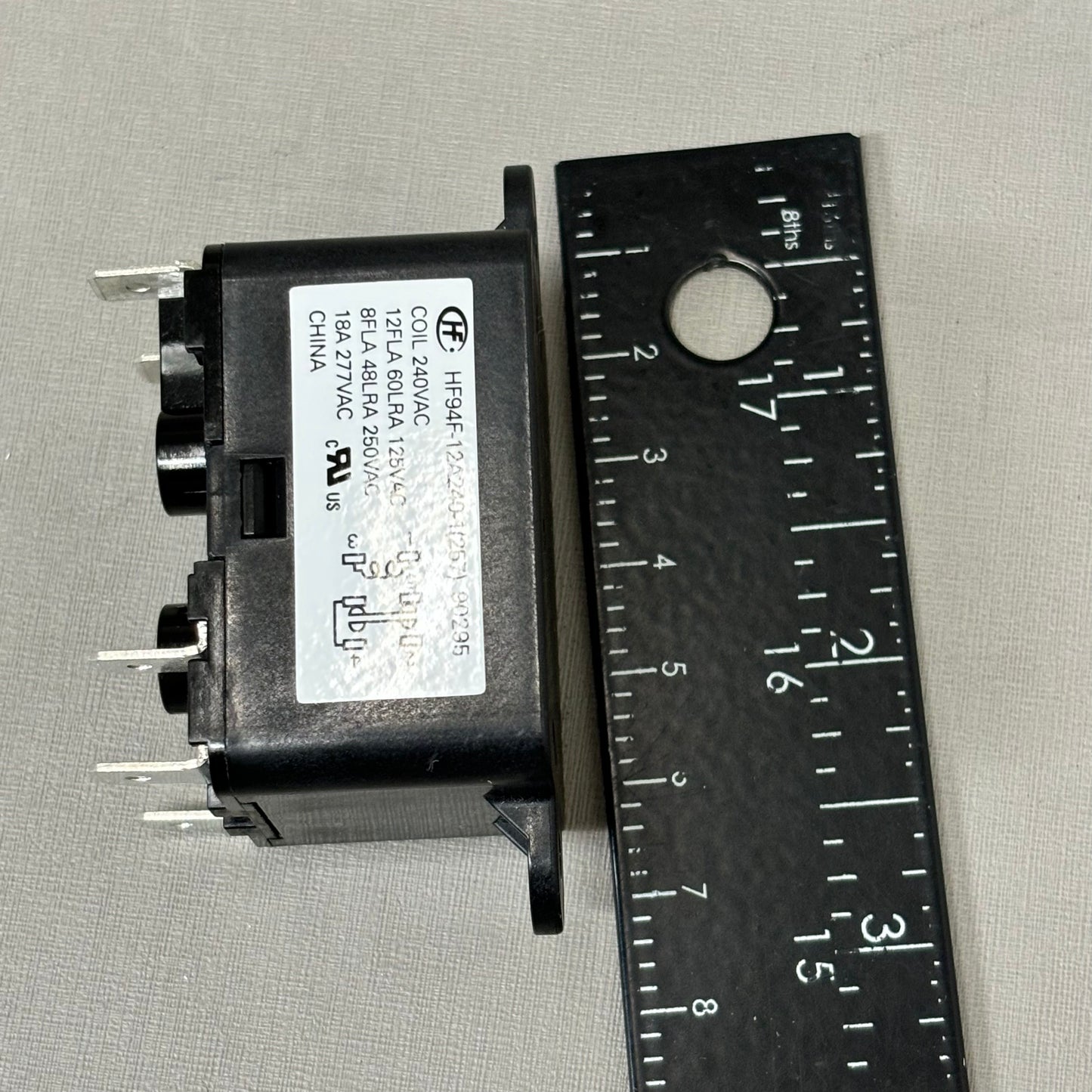 MARS Switching Relay Coil Voltage 208/240 VAC 18 Rating Amps Quick Connect 90295