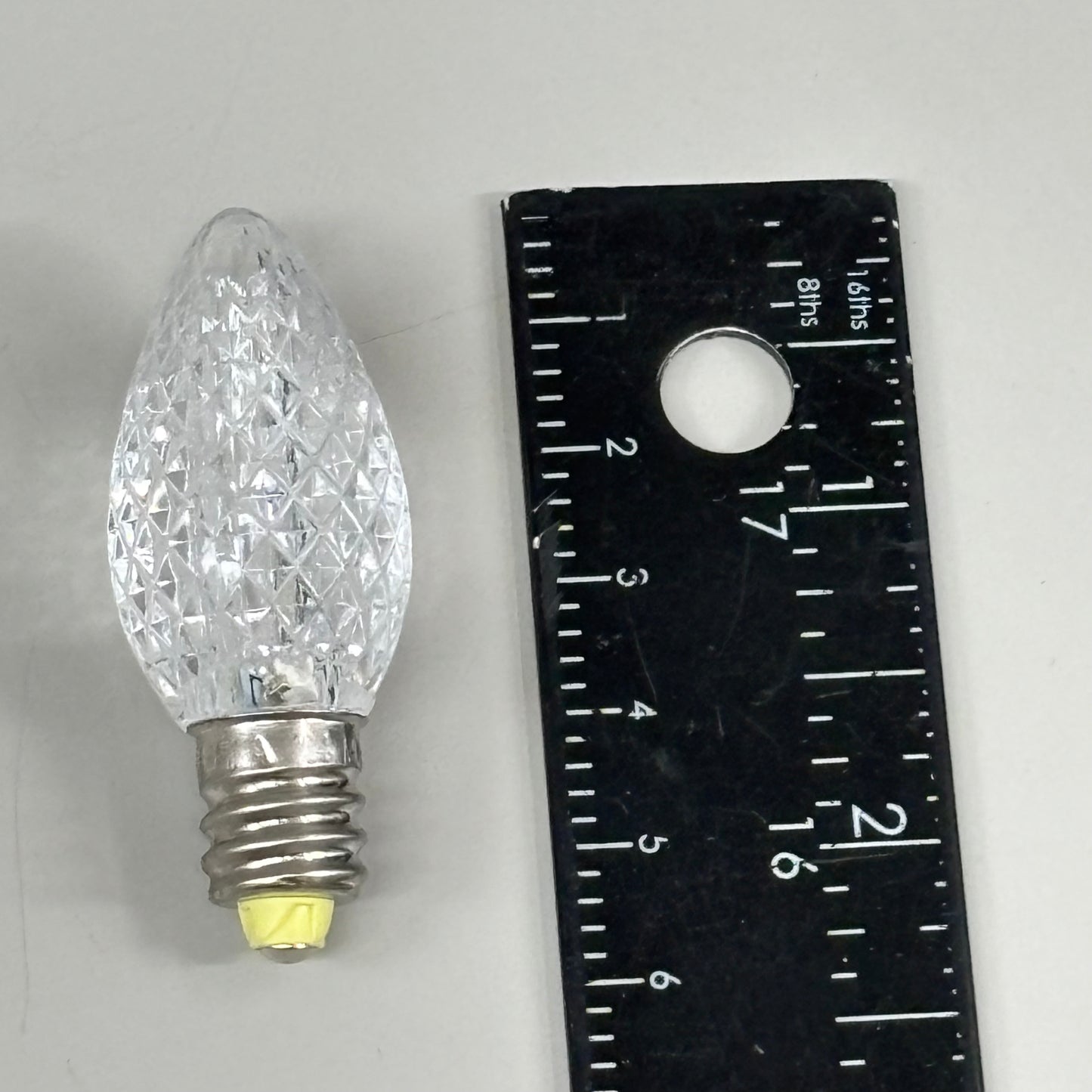 MAIN STREET (2 PACK, 25 BULBS EACH) LED C7 Christmas Light Bulbs Warm White