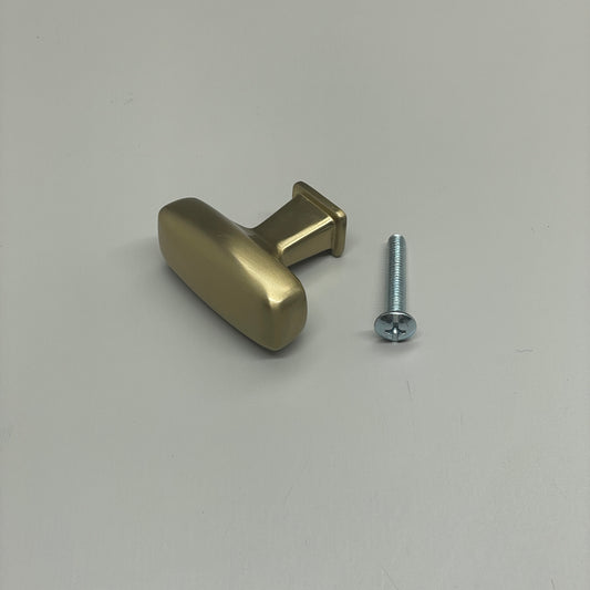 BERENSON (25 PK) Subtle Surge Modern Brushed Gold Knob 1240-1MDB-P